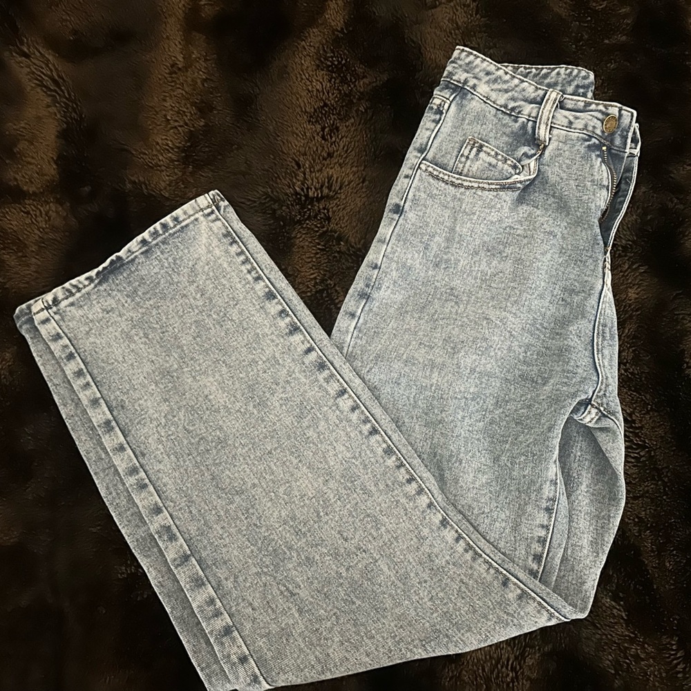 Blue Denim Mom Jeans
